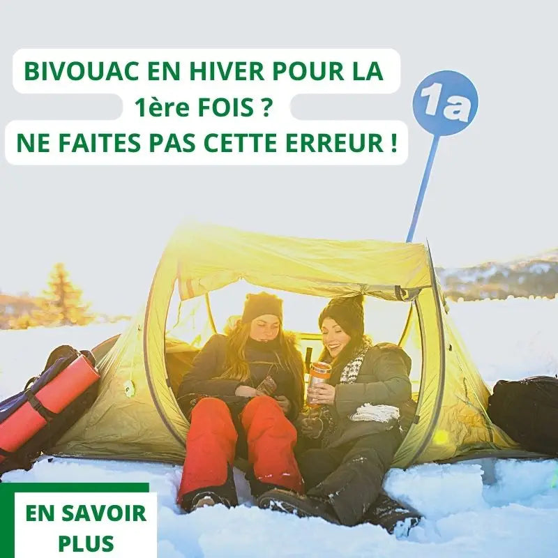 Bivouac en hiver: Ce que vous devez savoir pour votre première expérience en 2023