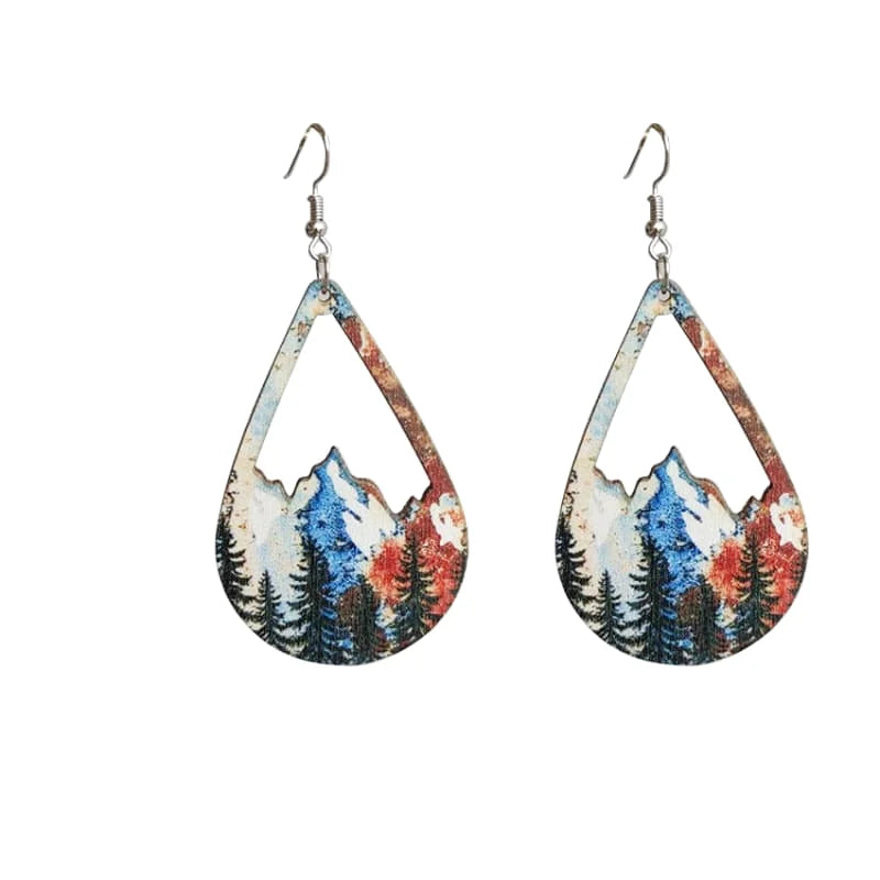 boucle d oreille flocon de neige