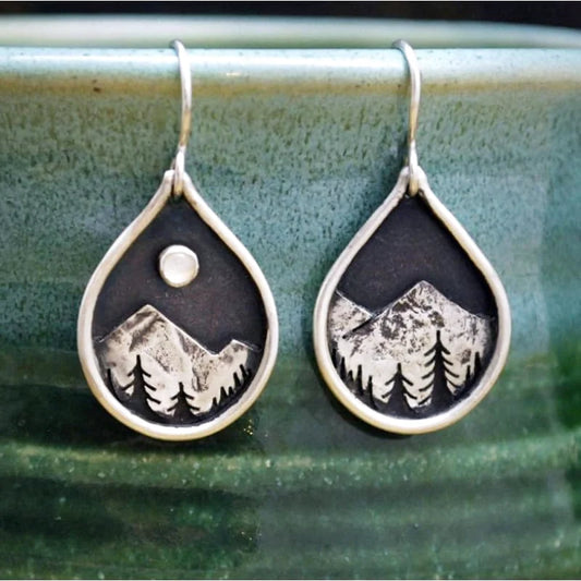 boucles d’oreilles montagne - cadeau randonnee