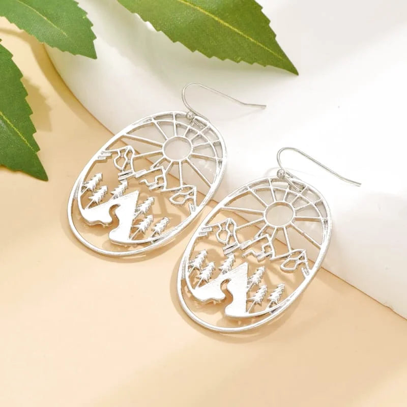 boucles d’oreilles nature