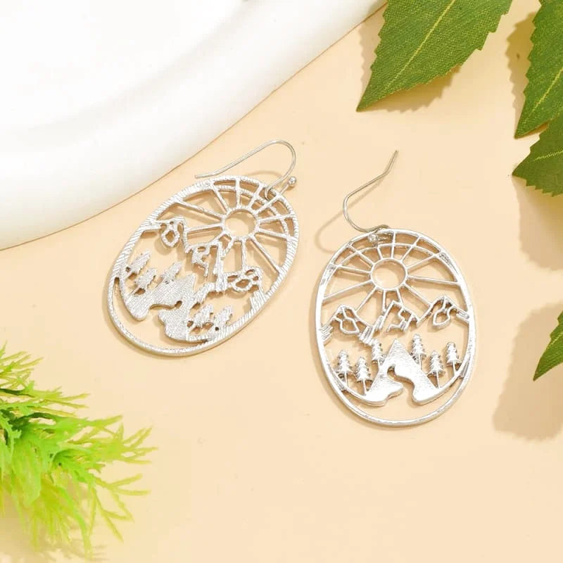 boucles d’oreilles nature