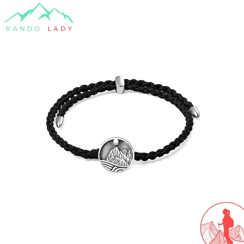 bracelet montagne acier inoxydable