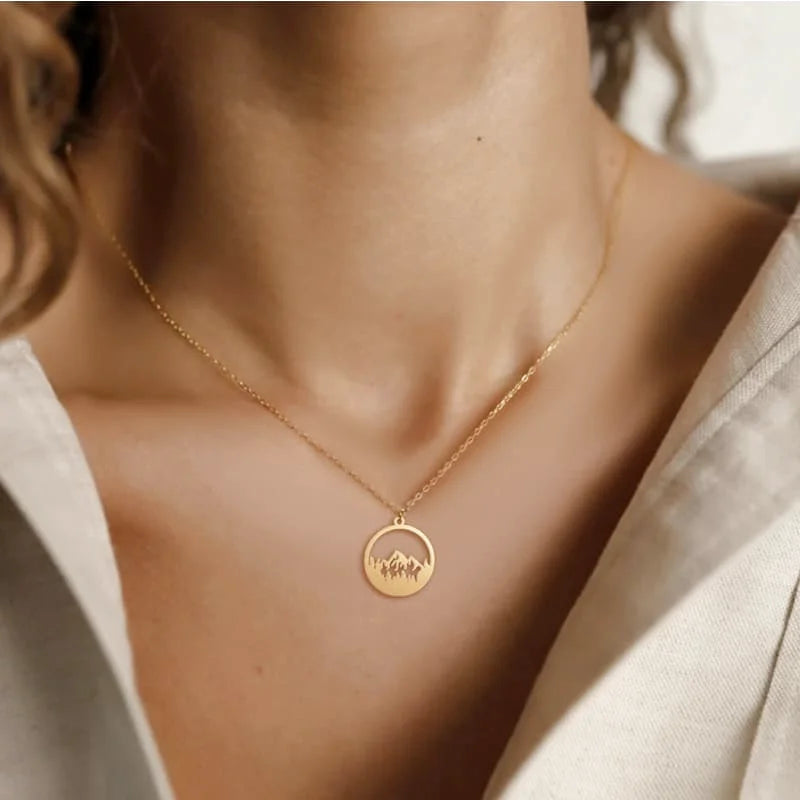 collier montagne - cadeau de randonnée