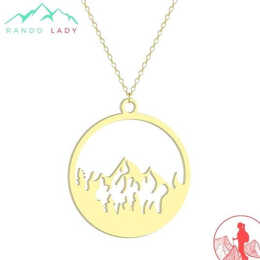 collier montagne - cadeau de randonnée