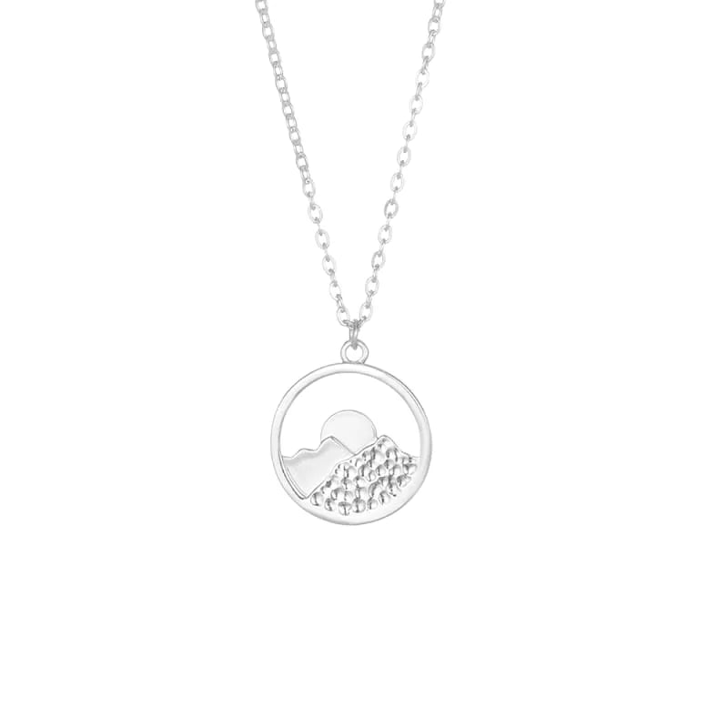 magnifique pendentif montagne