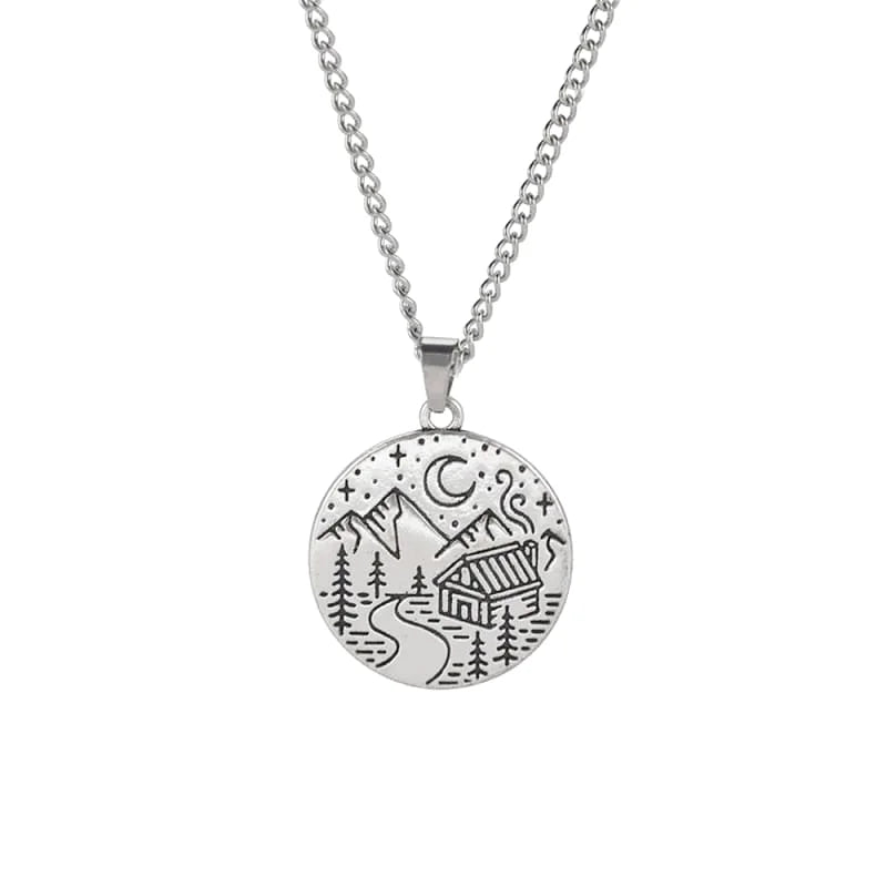 pendentif montagne chic