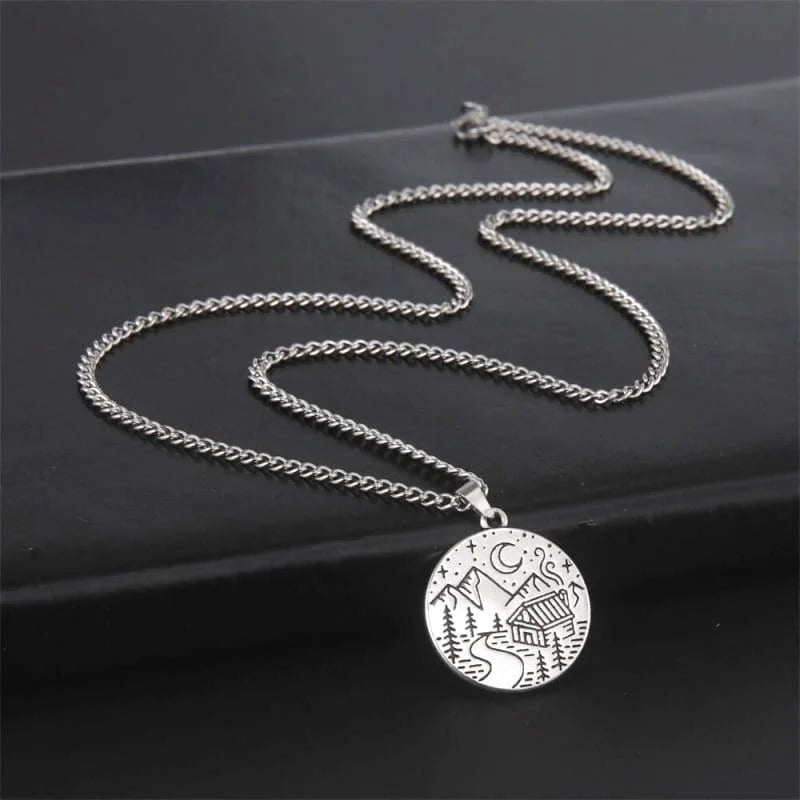 pendentif montagne chic