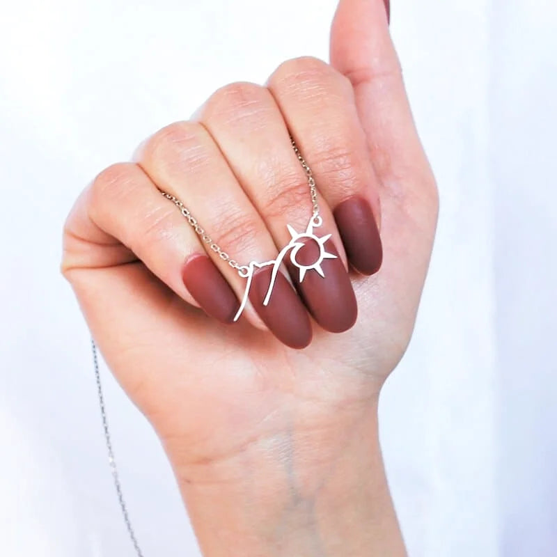 pendentif sommet montagne