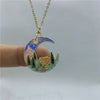 Horizon Enchanté : Pendentif Montagne doré