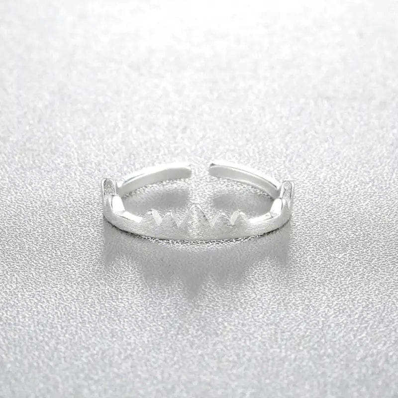 bague forme montagne