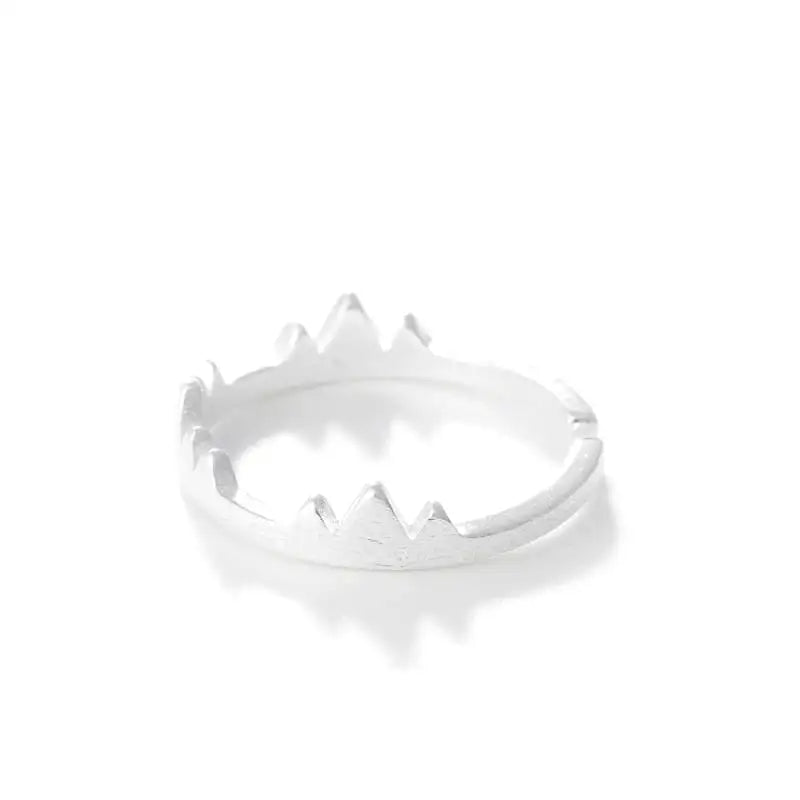 bague forme montagne