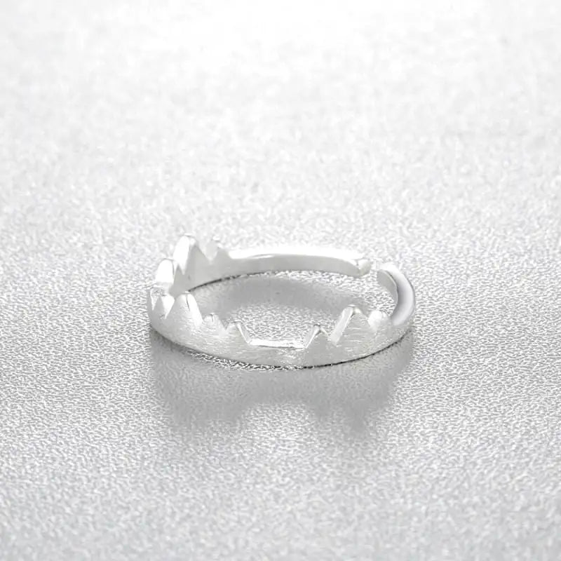 bague forme montagne