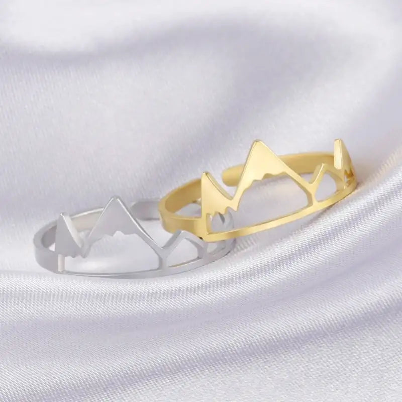 bague forme montagne pour femme