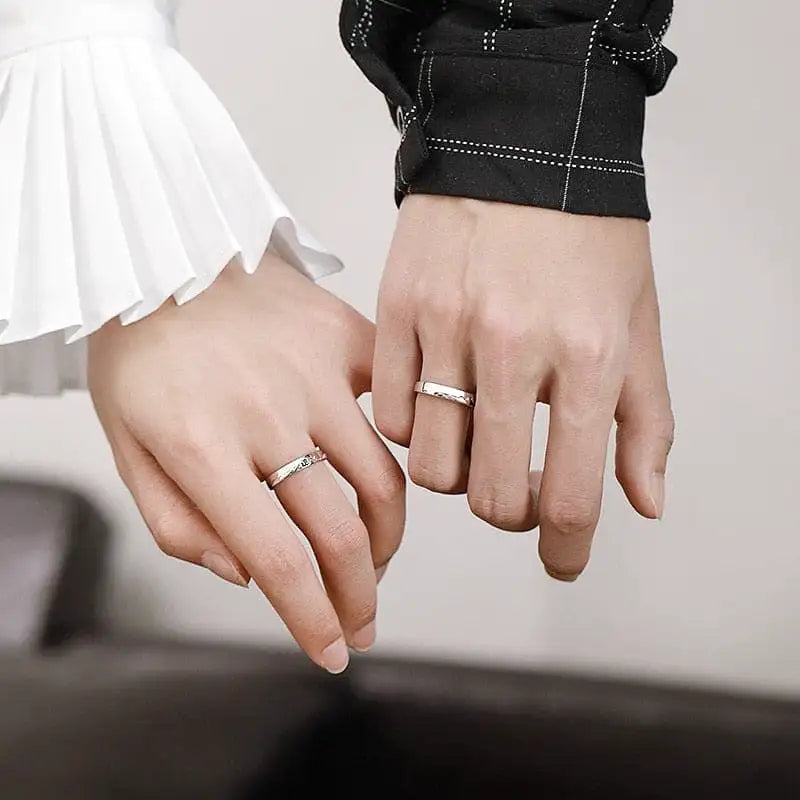 bague forme montagne homme femme