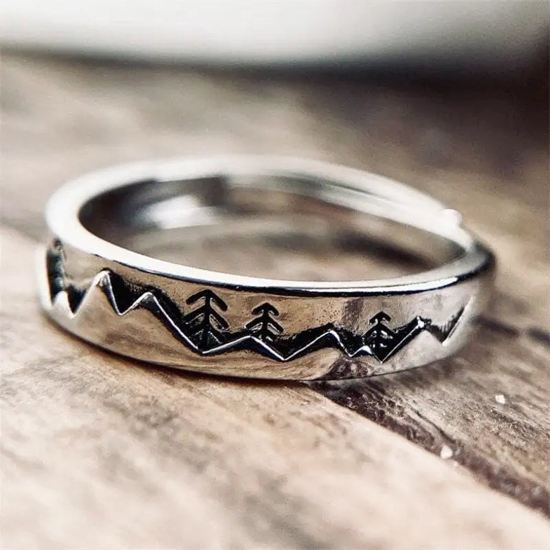 bague montagne ajustable