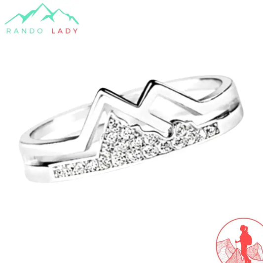 bague montagne ajustable femme