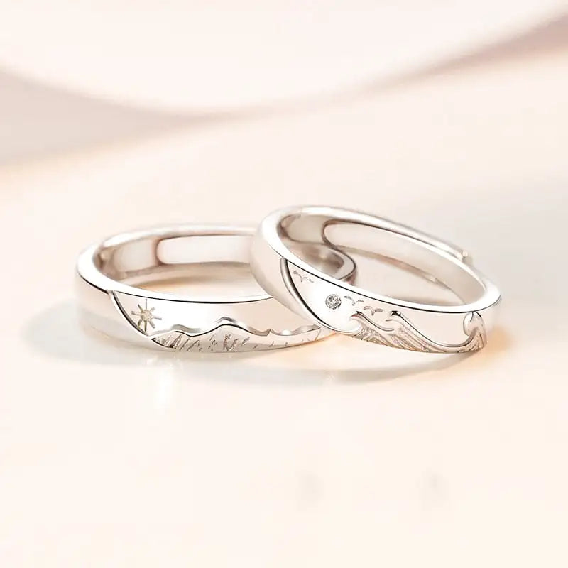 bague montagne femme