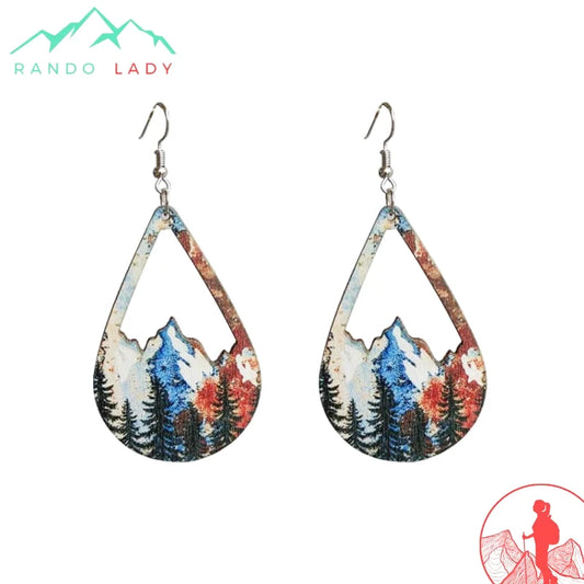 boucle d oreille flocon de neige