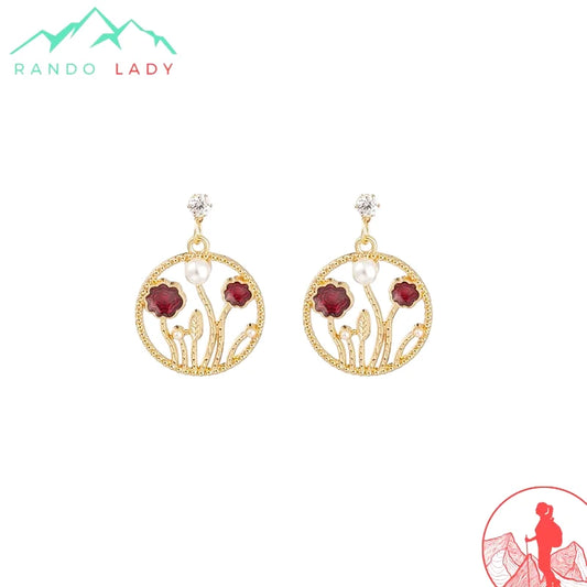 boucle d’oreille montagne pour femme