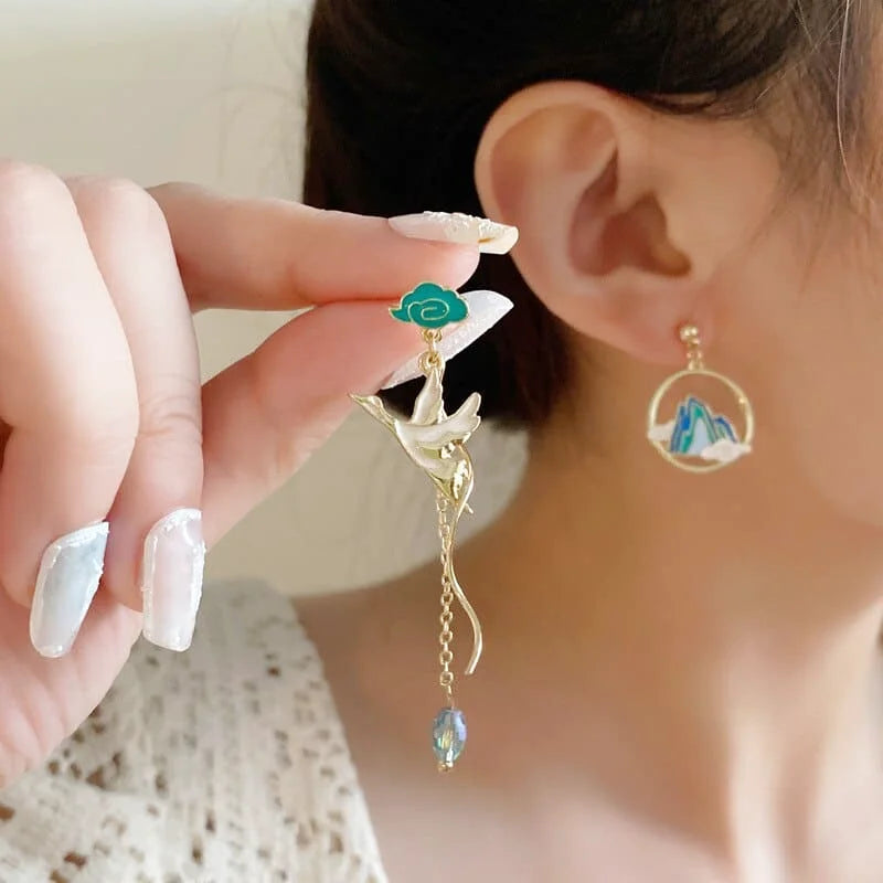boucles d’oreilles montagne à s’offrir