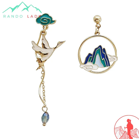 boucles d’oreilles montagne à s’offrir