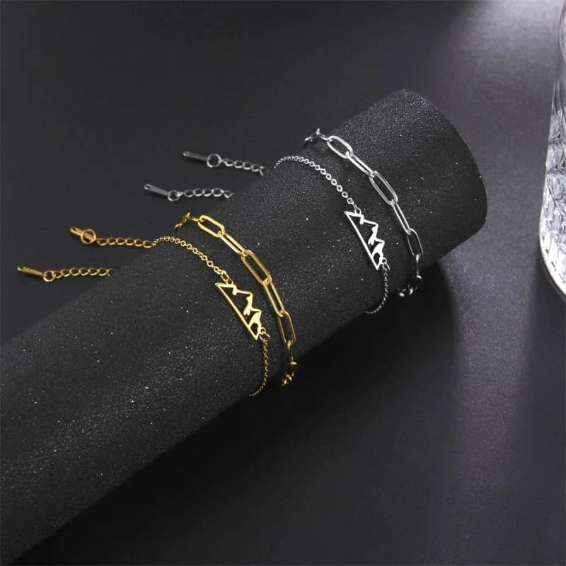 bracelet acier inoxydable femme