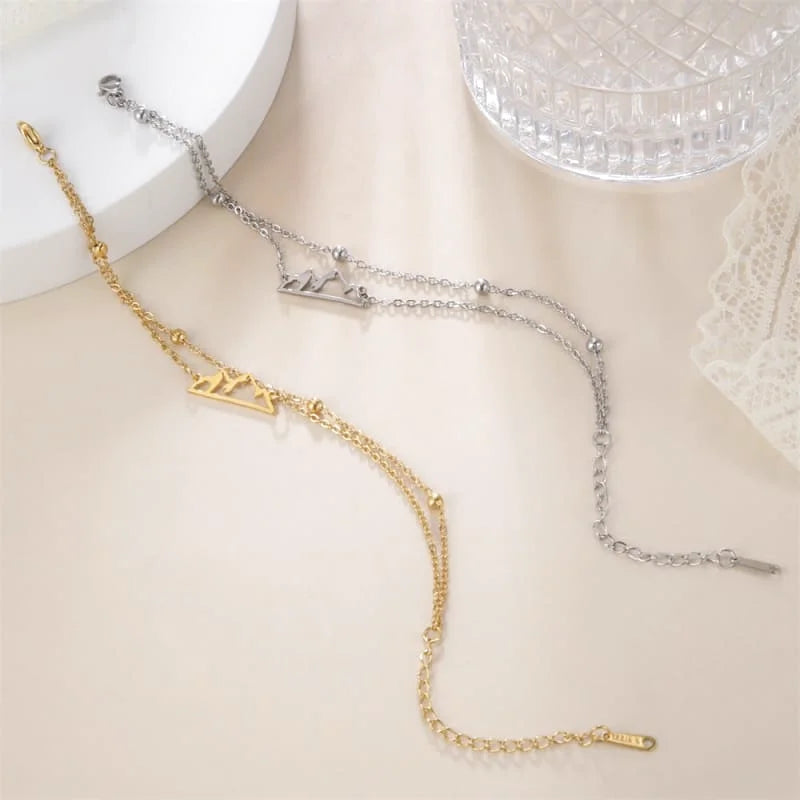bracelet acier inoxydable femme