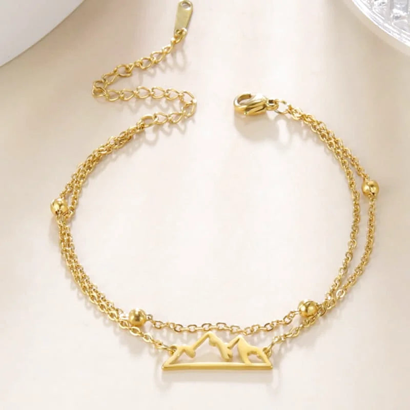bracelet acier inoxydable femme