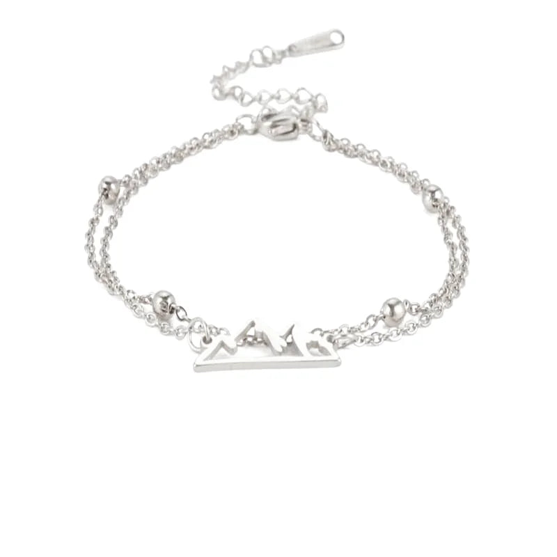 bracelet acier inoxydable femme