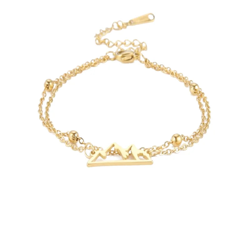bracelet acier inoxydable femme