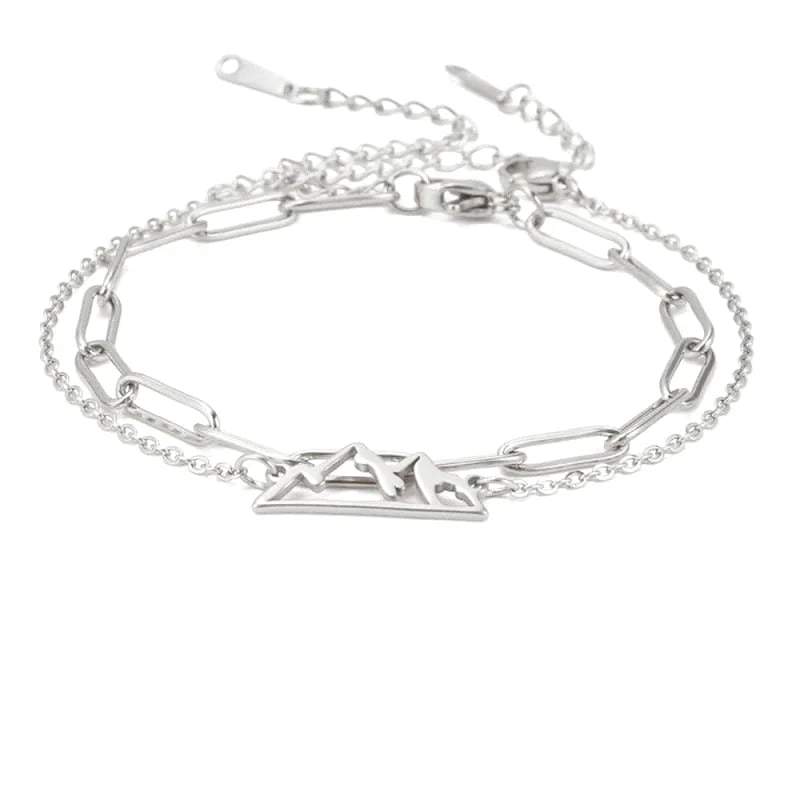 bracelet acier inoxydable femme