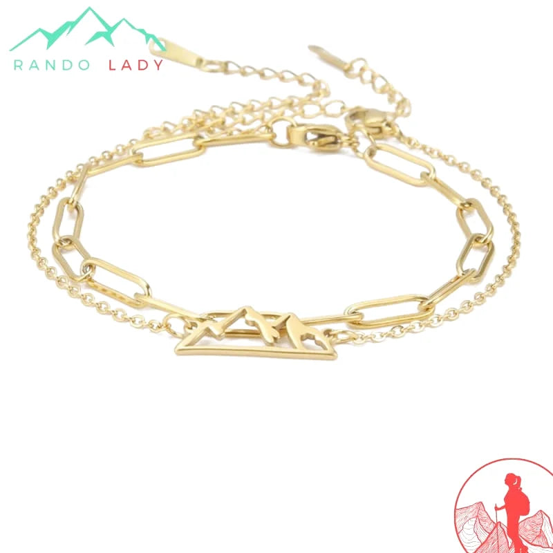 bracelet acier inoxydable femme