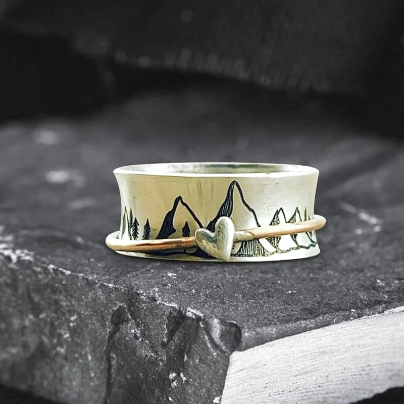 magnifique bague montagne pour femme