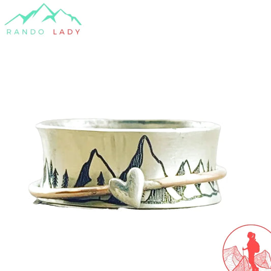 magnifique bague montagne pour femme