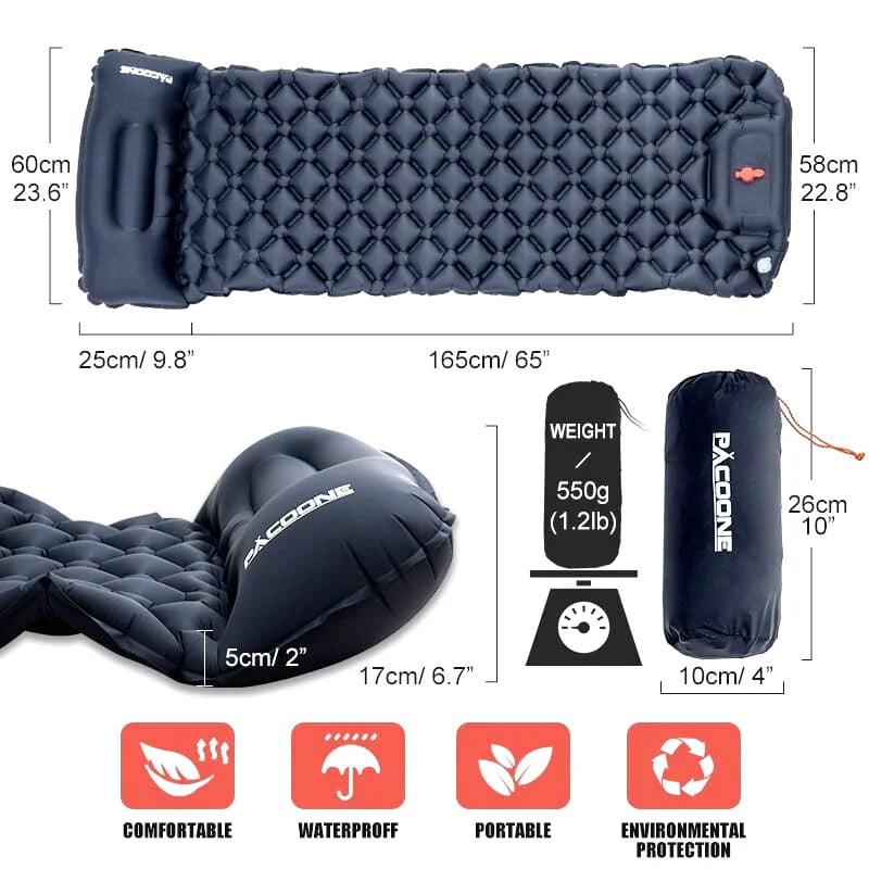 matelas bivouac gonflable
