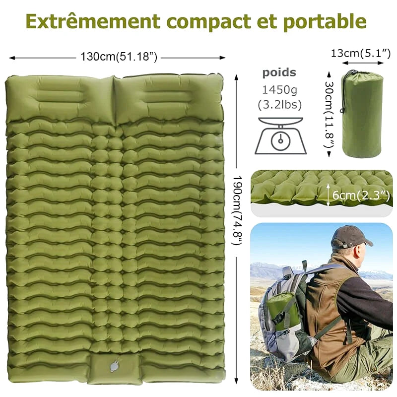 matelas bivouac camping