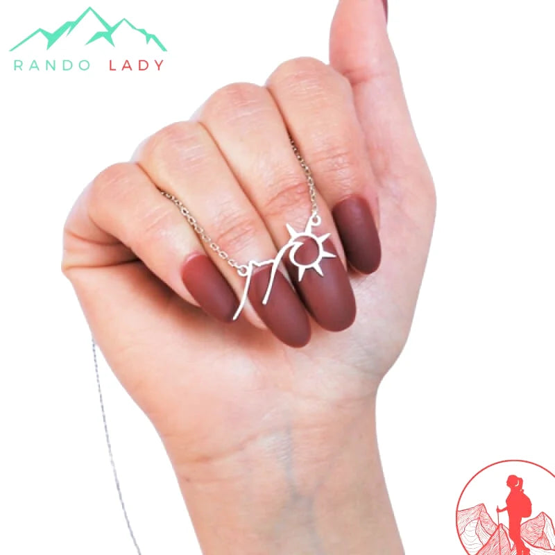 pendentif sommet montagne